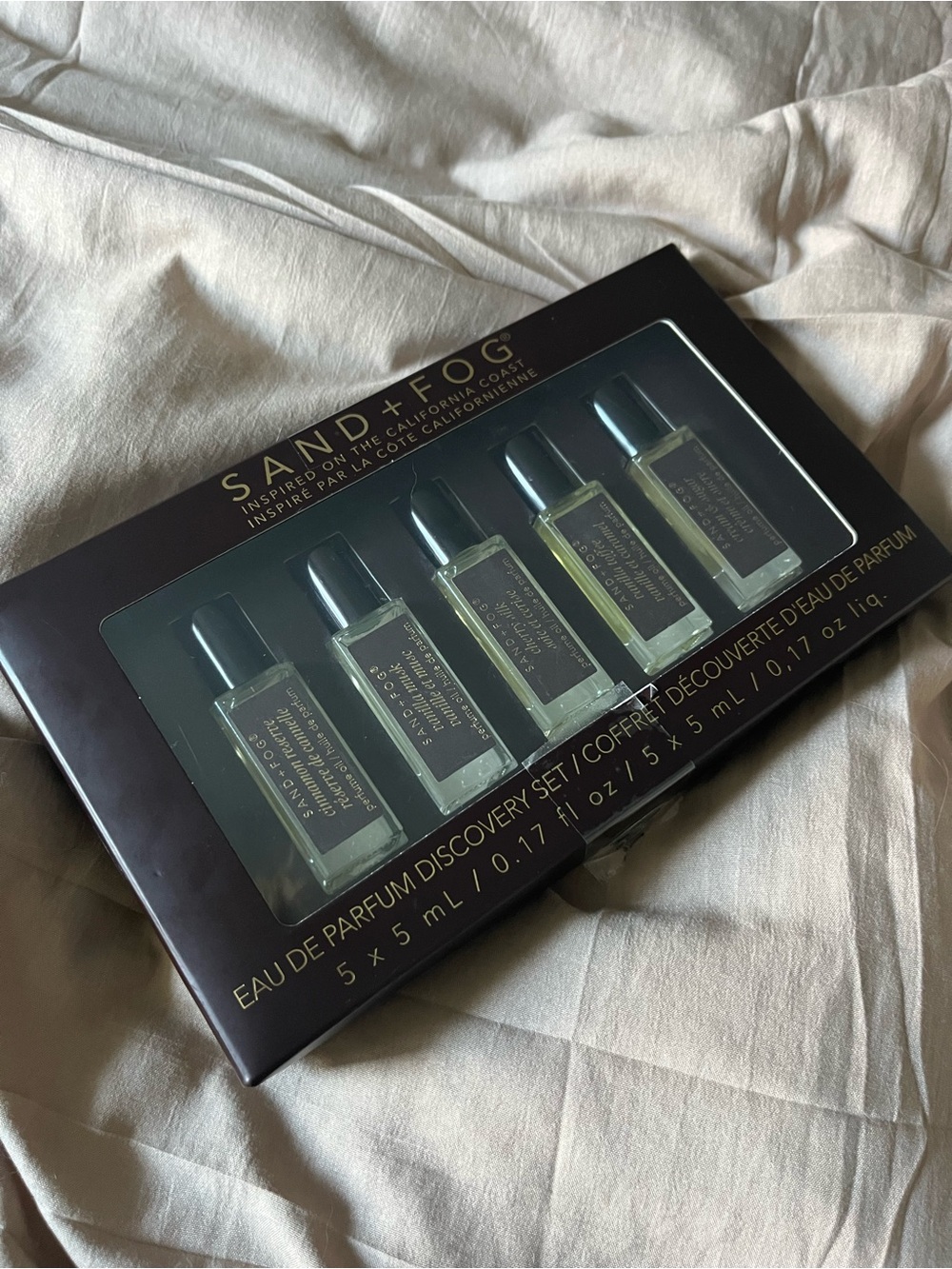 Sand + Fog perfume oil discovery set